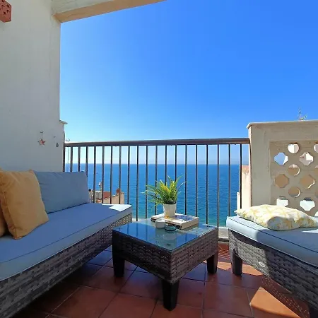 Vista Azul Con Terraza Al Lado Del Mar Apartment *